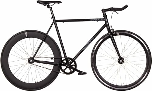 FK Cycling Bicicleta Fixie Kamikaze Bullhorn Single Speed Negro (L 560)